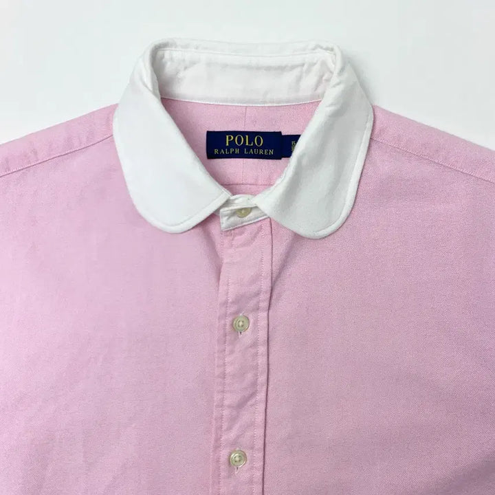 [BUNJANG] Polo Ralph Lauren Oxford Pink Shirt / [15/38/정품] 폴로랄프로렌 옥스포드 라운드 핑크 셔츠