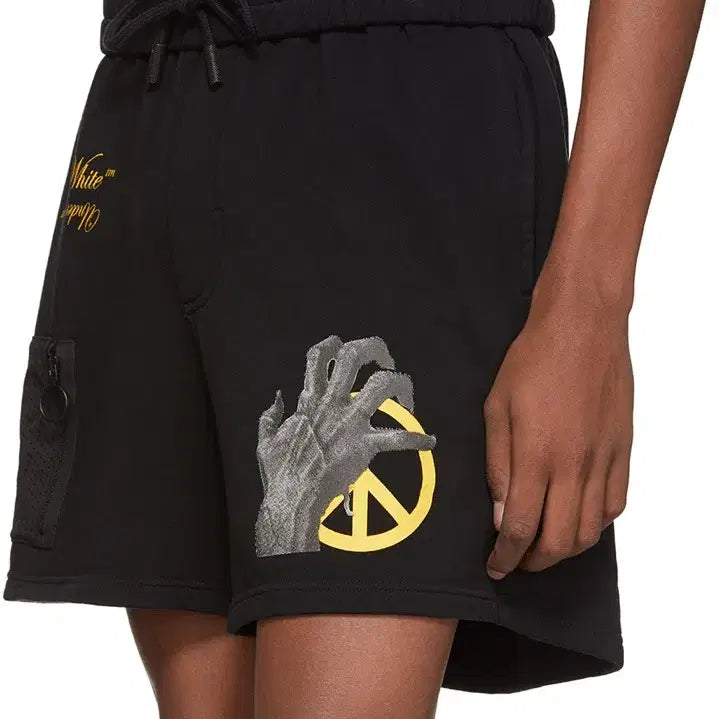 [BUNJANG] Off-White x Undercover Black Edition Mesh Pocket Shorts / [S] 오프화이트 x 언더커버 블랙 에디션 메쉬 포켓 쇼츠