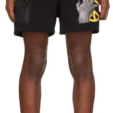 [BUNJANG] Off-White x Undercover Black Edition Mesh Pocket Shorts / [S] 오프화이트 x 언더커버 블랙 에디션 메쉬 포켓 쇼츠