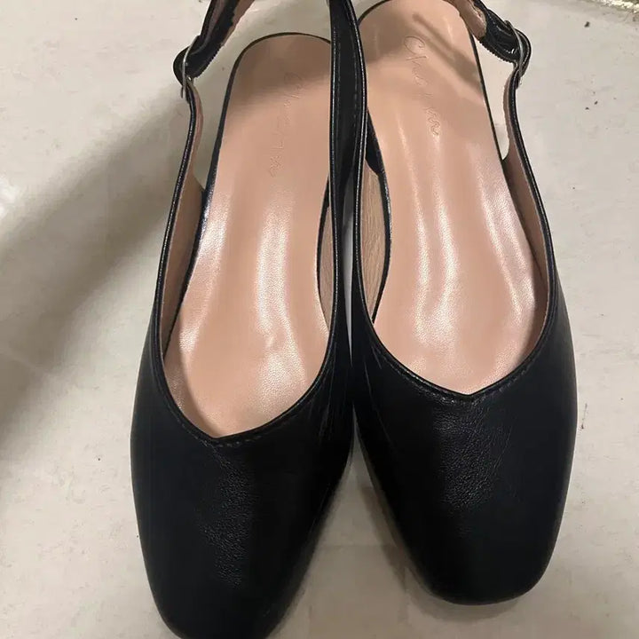 [BUNJANG] Black Slingback Heels / 230 슬링백 구두
