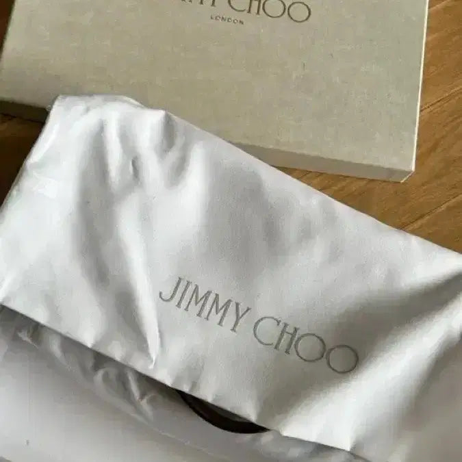 [BUNJANG] Jimmy Choo Suede Clutch/Shoulder Bag / (정품,보증서O)지미추 스웨이드 클러치 겸 숄더백 브라운