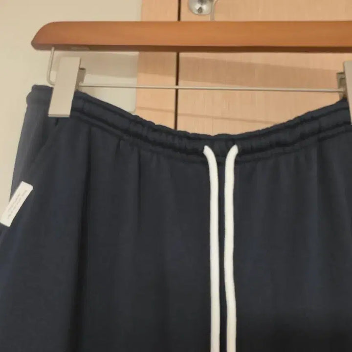 [BUNJANG] Navy Wide Training Pants / 네이비색 와이드 트레이닝 바지