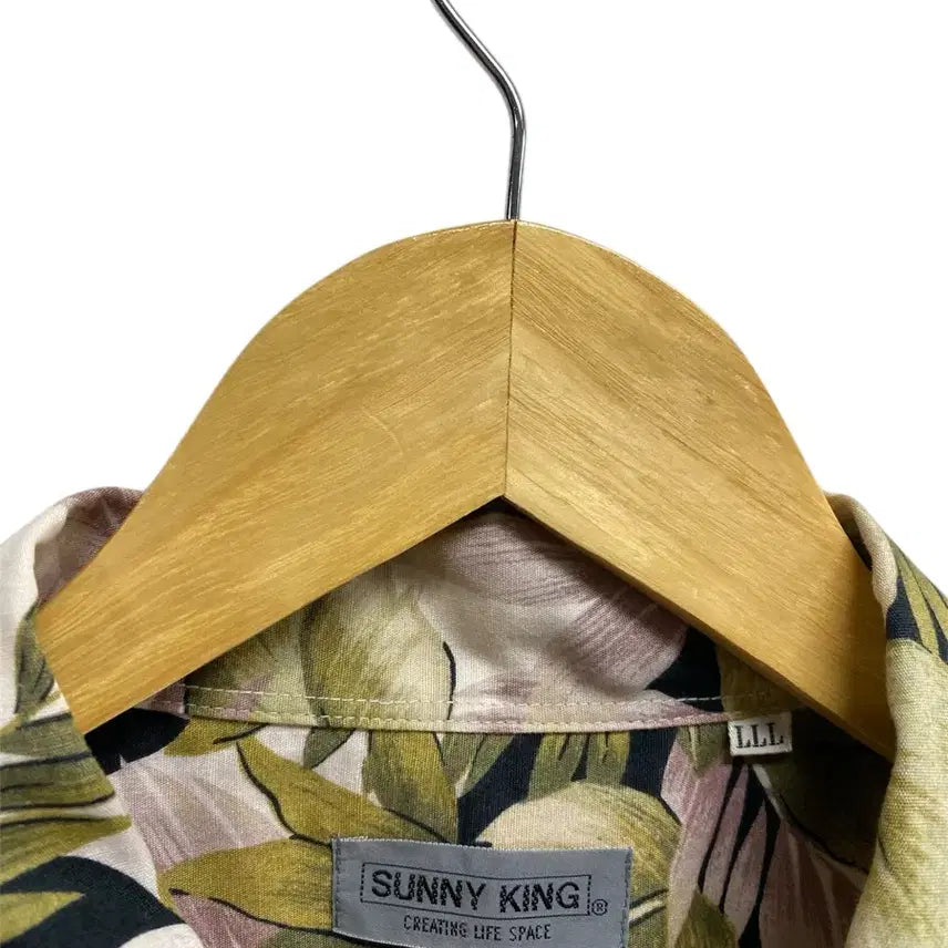 [BUNJANG] Floral Vintage Khaki Hawaiian Shirt 2XL / 프로럴 빈티지 카키 하와이안 셔츠 2XL