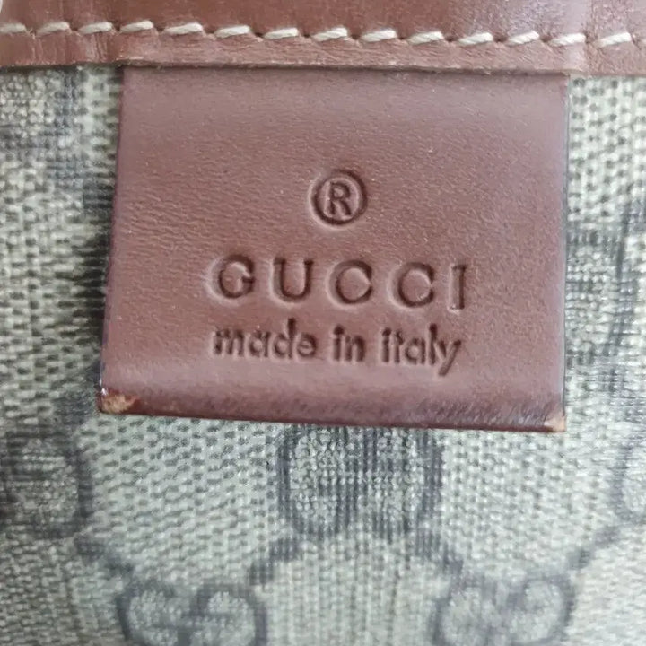 [BUNJANG] Gucci GG Logo Canvas Tote Bag / 구찌 GG 로고 캔버스 토트백
