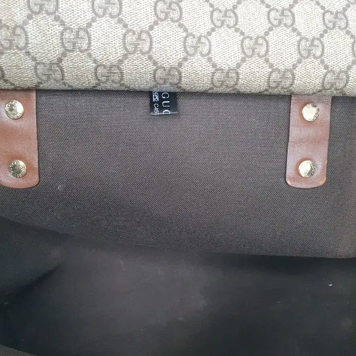 [BUNJANG] Gucci GG Logo Canvas Tote Bag / 구찌 GG 로고 캔버스 토트백