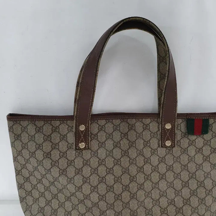 [BUNJANG] Gucci GG Logo Canvas Tote Bag / 구찌 GG 로고 캔버스 토트백