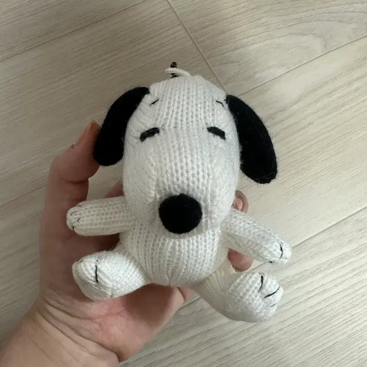 [BUNJANG] Snoopy Crochet Doll Keyring / 스누피 뜨개인형 봉제인형 정품 키링