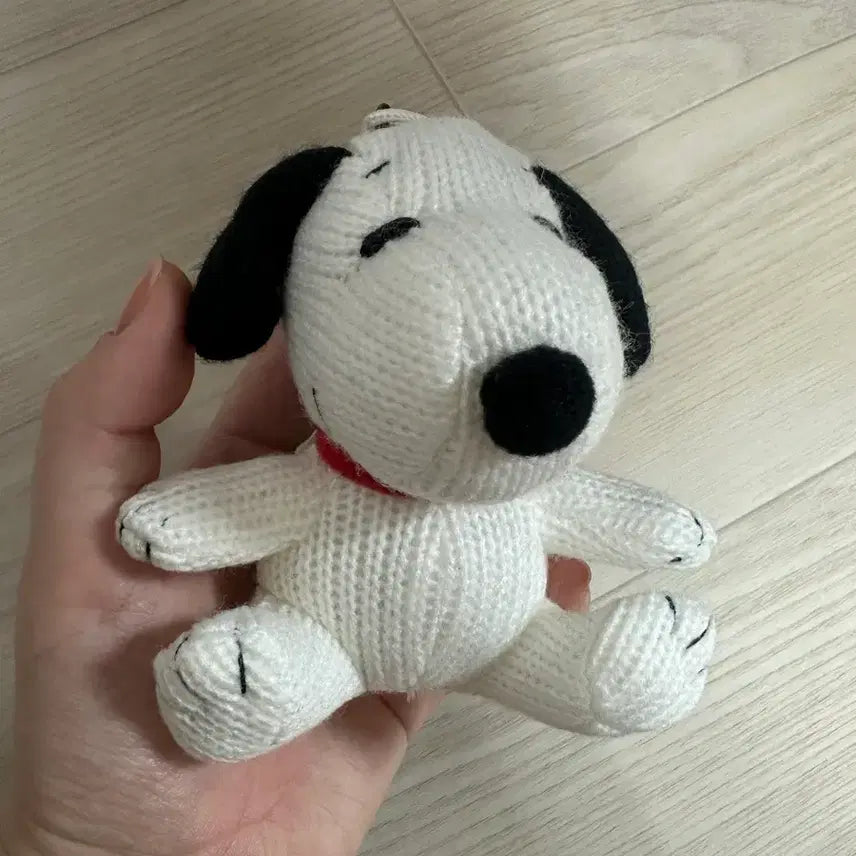 [BUNJANG] Snoopy Crochet Doll Keyring / 스누피 뜨개인형 봉제인형 정품 키링