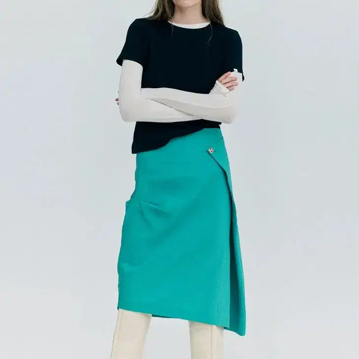 [BUNJANG] Wunderkammer Seersucker Skirt / 분더캄머 시어서커 스커트 새상품(택O)