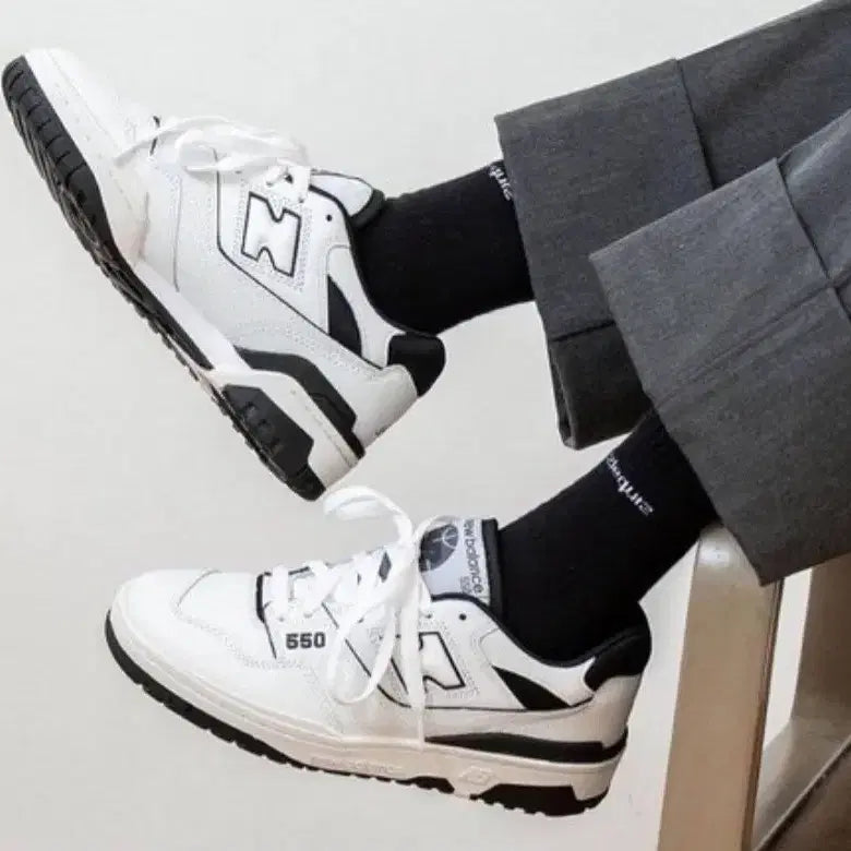 [BUNJANG] New Balance 550 White/Black Sneakers / 뉴발란스 550