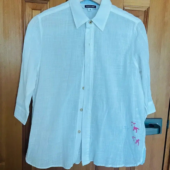 [BUNJANG] Portland Goldfish Print Vintage Shirt / 일본 빈티지 포트랜드  금붕어 셔츠