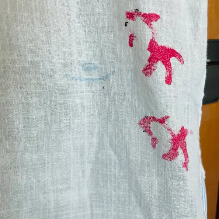 [BUNJANG] Portland Goldfish Print Vintage Shirt / 일본 빈티지 포트랜드  금붕어 셔츠