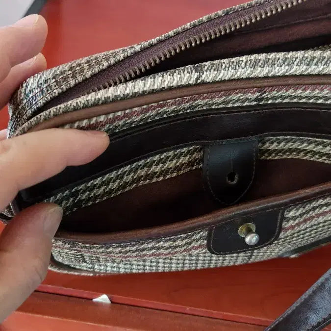 [BUNJANG] Polo Ralph Lauren Glen Plaid Crossbody Bag / 폴로 글렌체크 크로스백