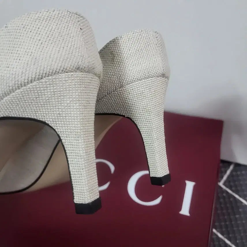 [BUNJANG] Dragon Blues Slingback Pumps Mules Stiletto Heels 250 / 새상품 드레곤블루스 슬링백 펌프스 뮬 스틸레토 미들힐 250 38