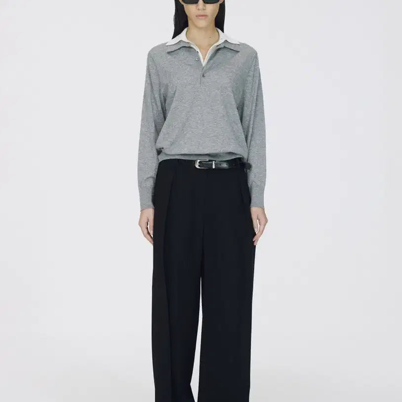 [BUNJANG] Spring Layered Knit Top / 득템가 정가 19.8 봄 피케 레이어드 니트(새상품)