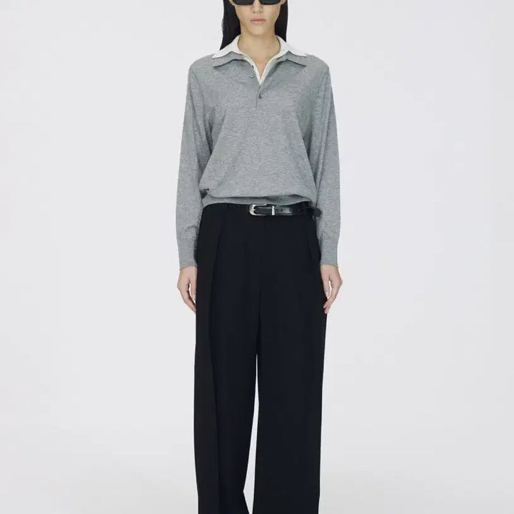[BUNJANG] Spring Layered Knit Top / 득템가 정가 19.8 봄 피케 레이어드 니트(새상품)