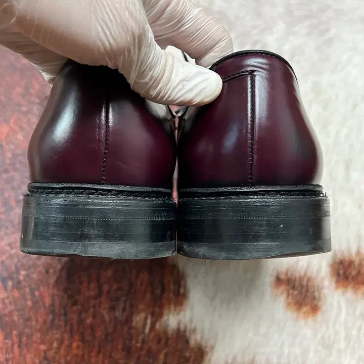 [BUNJANG] BERWICK 4406 Burgundy Derby Shoes / [8.5] BERWICK 버윅 4406 버건디 더비슈즈