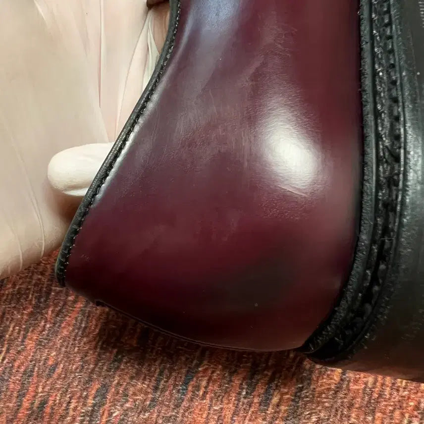 [BUNJANG] BERWICK 4406 Burgundy Derby Shoes / [8.5] BERWICK 버윅 4406 버건디 더비슈즈