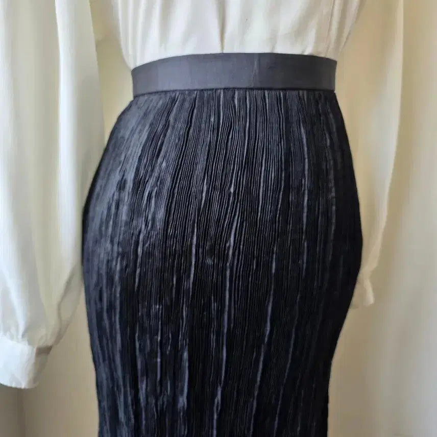 [BUNJANG] Specchio Black Pleated Skirt / Specchio 스페치오 블랙 플리츠 스커트