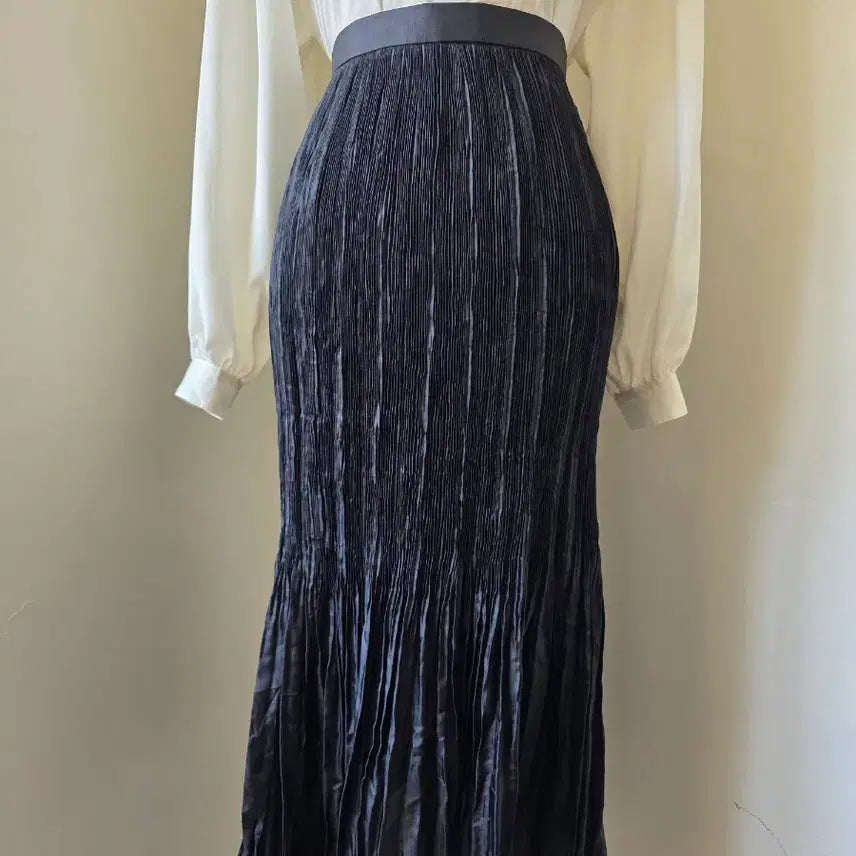 [BUNJANG] Specchio Black Pleated Skirt / Specchio 스페치오 블랙 플리츠 스커트