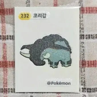 [BUNJANG] Pokemon TCG Corrygup Tteokbokki Sticker / 포켓몬 띠부씰 코리갑