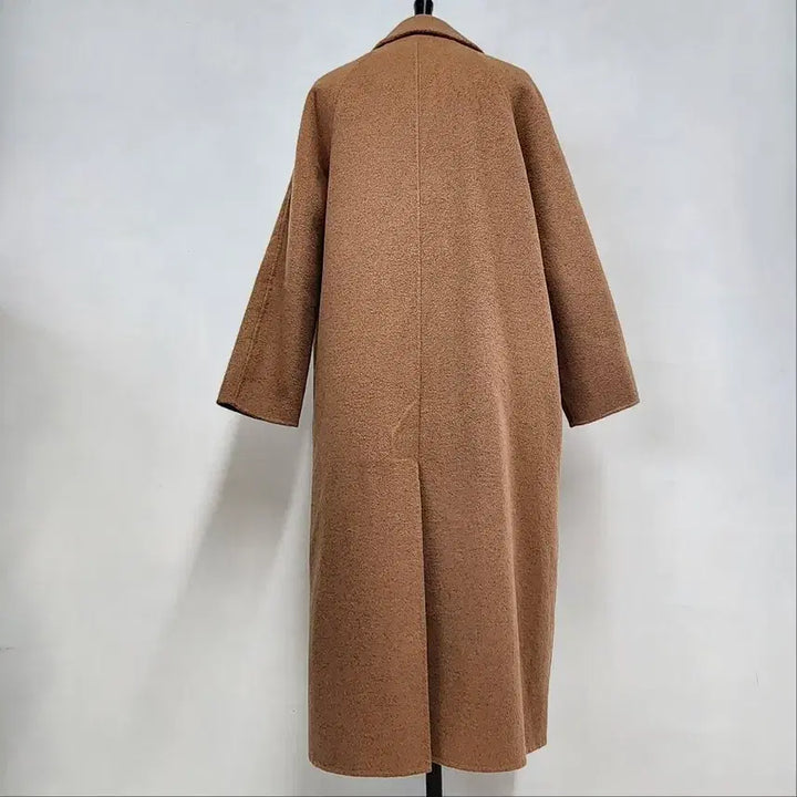 [BUNJANG] Plastic Island Wool Blend Long Coat (S) / 플라스틱 아일랜드(PLA) 울 혼방 롱 코트  S