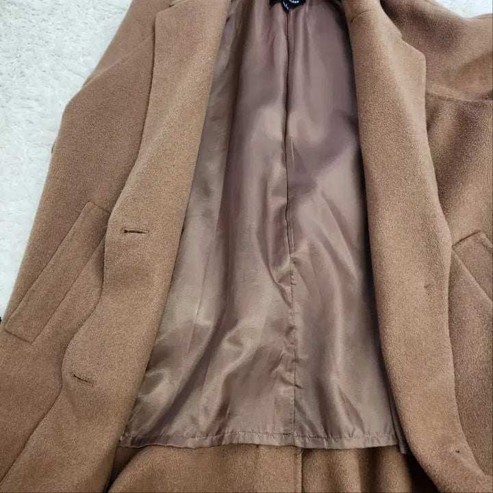 [BUNJANG] Plastic Island Wool Blend Long Coat (S) / 플라스틱 아일랜드(PLA) 울 혼방 롱 코트  S
