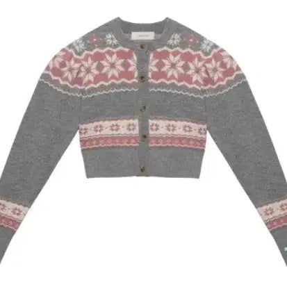 [BUNJANG] InstantFunk Jacquard Wool Cardigan / 인스턴트펑크 자카드 울 가디건