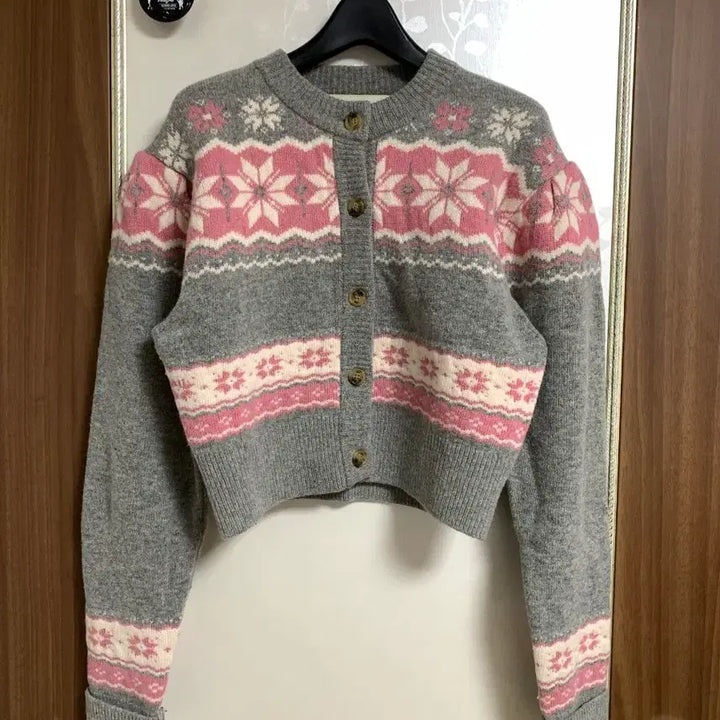 [BUNJANG] InstantFunk Jacquard Wool Cardigan / 인스턴트펑크 자카드 울 가디건