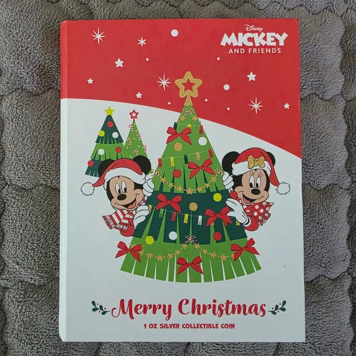 [BUNJANG] Disney Mickey Mouse 1oz Silver Coin Ornament Set / 디즈니 미키마우스 시즌그리팅 오너먼트 은화세트