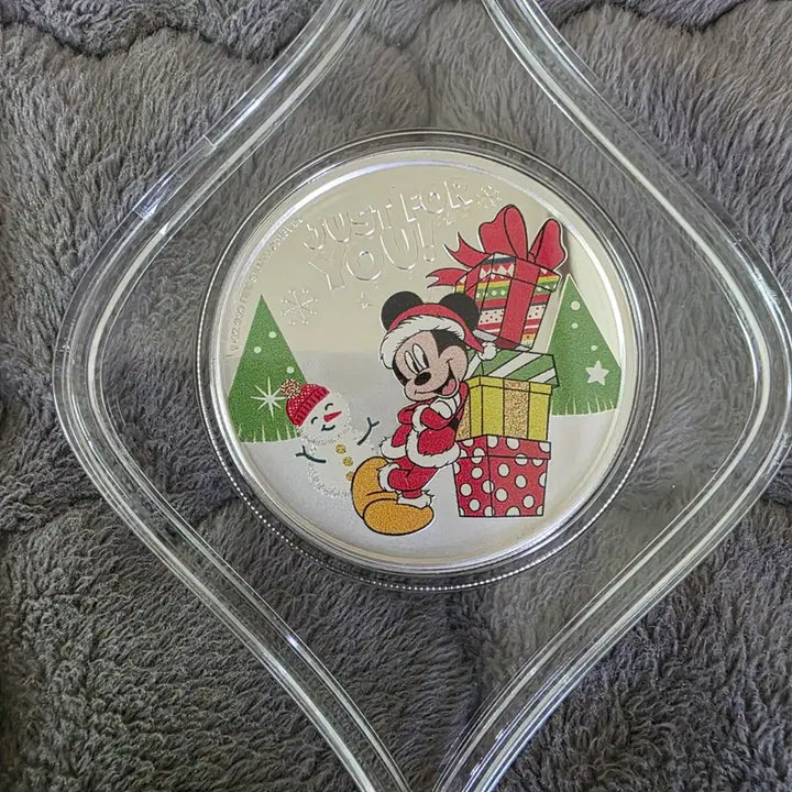 [BUNJANG] Disney Mickey Mouse 1oz Silver Coin Ornament Set / 디즈니 미키마우스 시즌그리팅 오너먼트 은화세트