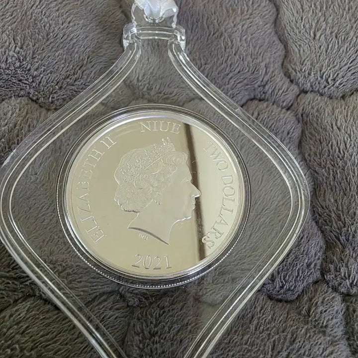 [BUNJANG] Disney Mickey Mouse 1oz Silver Coin Ornament Set / 디즈니 미키마우스 시즌그리팅 오너먼트 은화세트