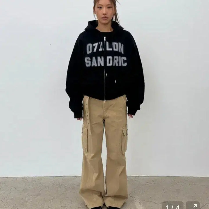 [BUNJANG] Sandric Oversized Hoodie Zip-up / 샌드릭 후드집업(포에토 포스터 미엘 브리더 마크들리 드윌 자라 cos