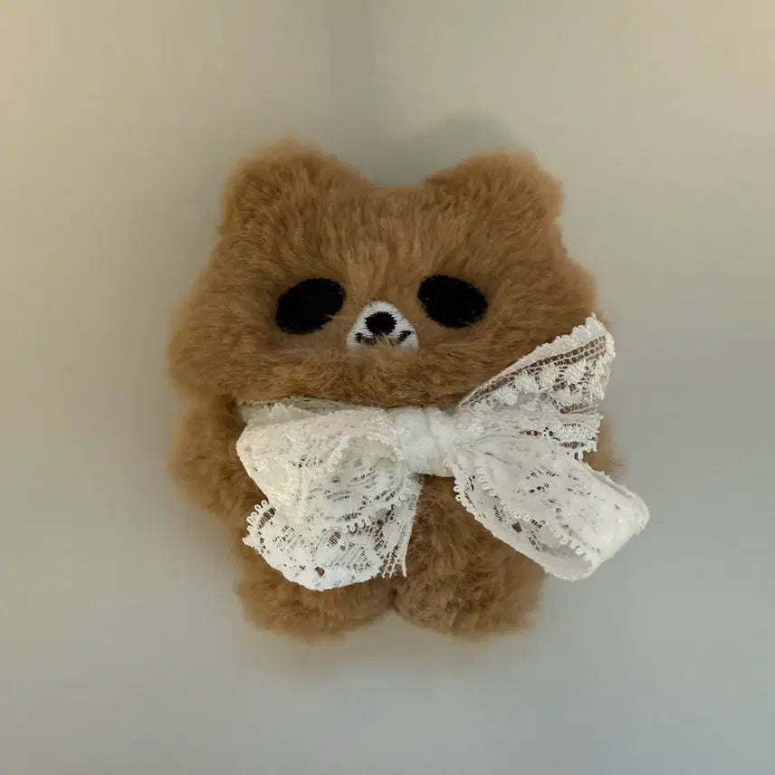 [BUNJANG] Handmade Fuzzy Raccoon Plush Doll / 털찐자까 털찐이 너구리 수제인형