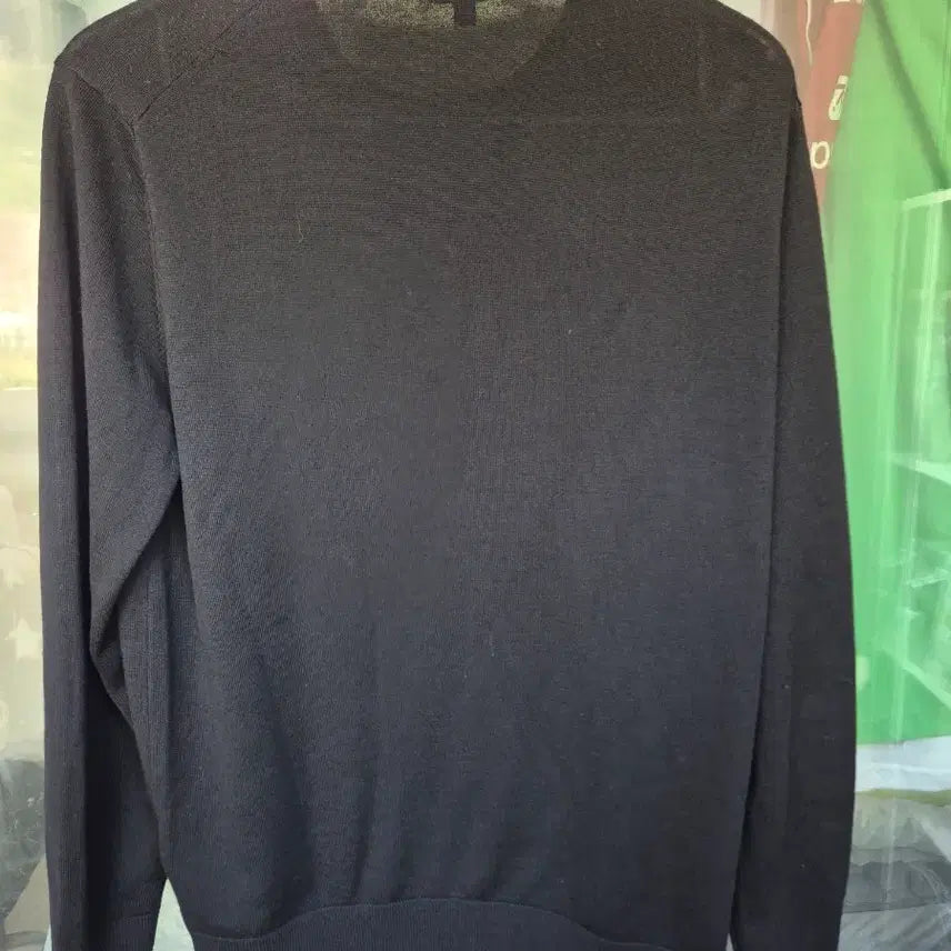 [SOLD OUT] 유니클로 메리노 크루넥 스웨터 블랙 L