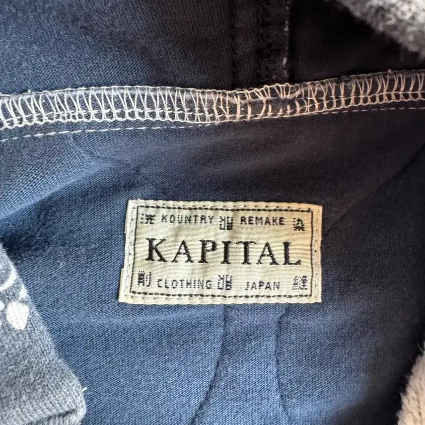 [BUNJANG] Kapital Bubuak Hoodie Size 3 / Kapital 캐피탈 비부악 후드 3사이즈