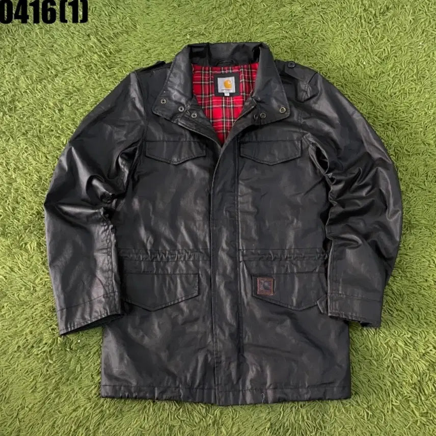 [BUNJANG] Carhartt Black Wax Jacket XS / 칼하트 블랙 왁스 자켓 XS