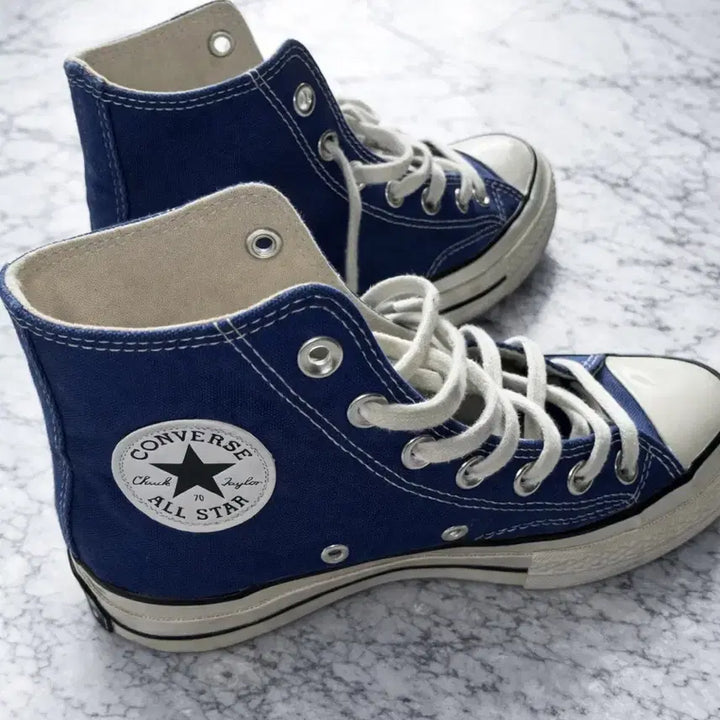 [BUNJANG] Converse Chuck 70 Rush Blue High Top Sneakers / 컨버스 척70 러쉬블루
