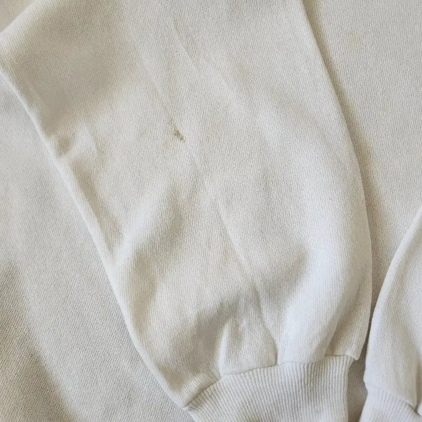 [BUNJANG] Hanes Blank Crewneck Sweatshirt / 90s 빈티지 USA Hanes 헤인즈 무지 맨투맨 화이트 XL