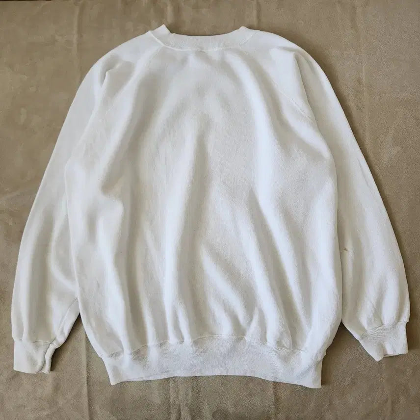 [BUNJANG] Hanes Blank Crewneck Sweatshirt / 90s 빈티지 USA Hanes 헤인즈 무지 맨투맨 화이트 XL