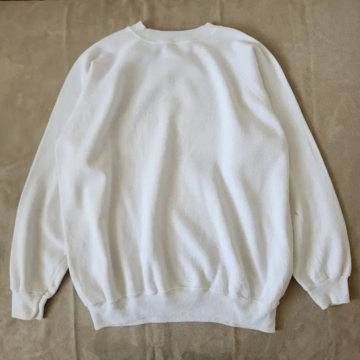 [BUNJANG] Hanes Blank Crewneck Sweatshirt / 90s 빈티지 USA Hanes 헤인즈 무지 맨투맨 화이트 XL