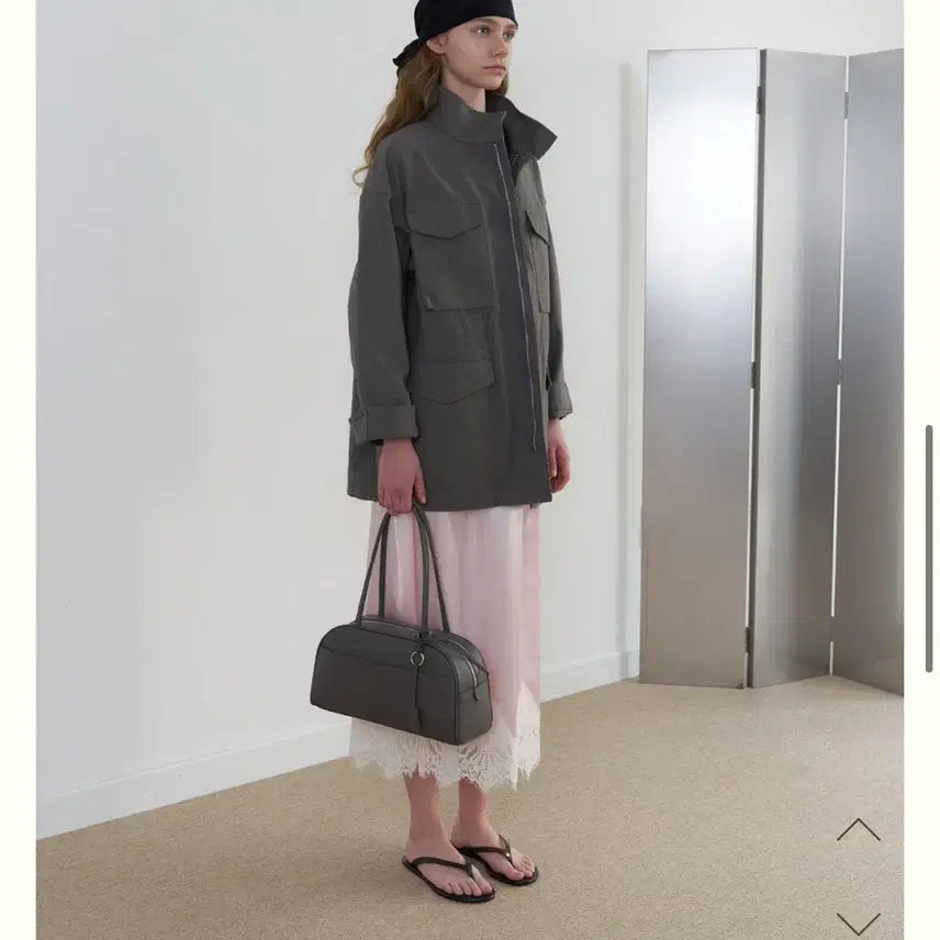 [SOLD OUT] (새상품) 리본빛 Velora Shoulder Bag Taupe Gray