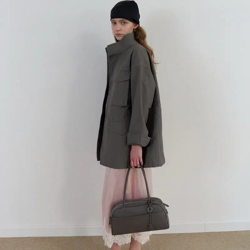 [SOLD OUT] (새상품) 리본빛 Velora Shoulder Bag Taupe Gray