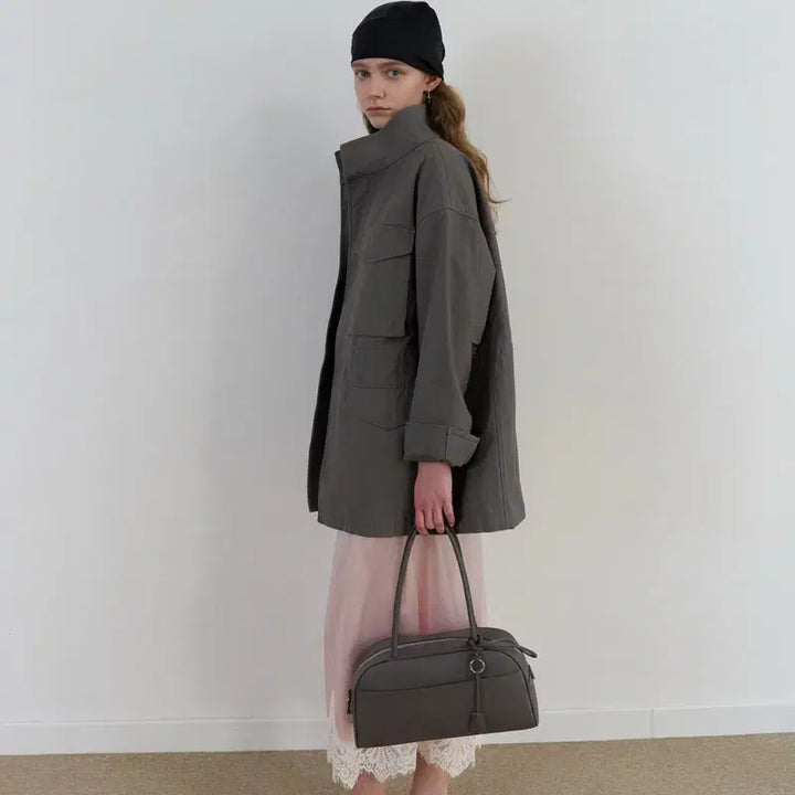 [SOLD OUT] (새상품) 리본빛 Velora Shoulder Bag Taupe Gray