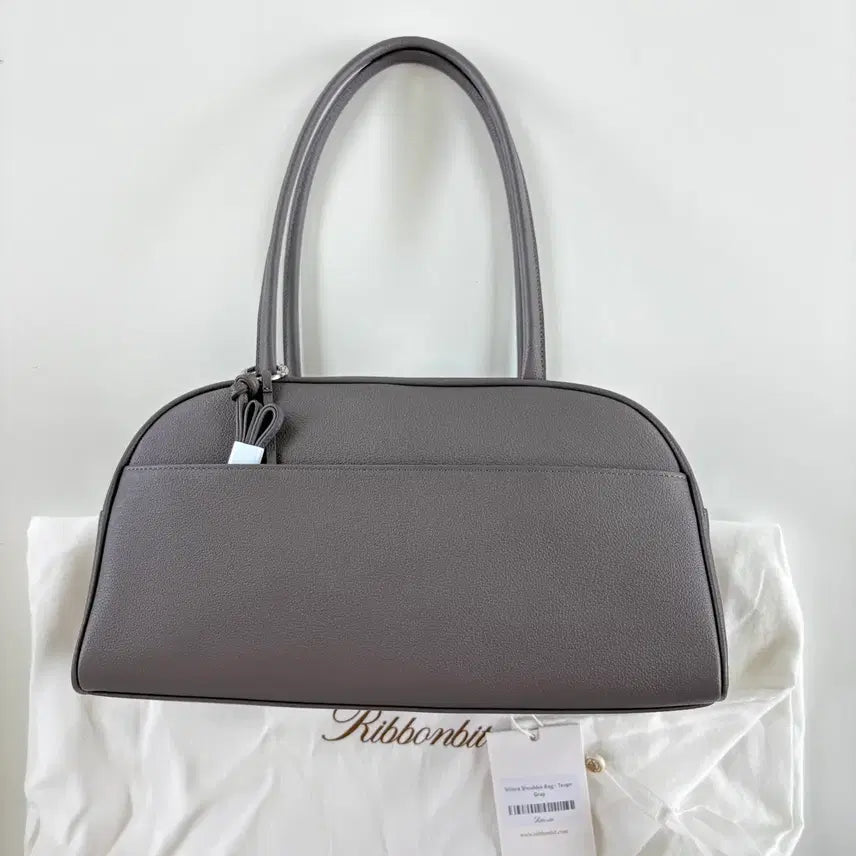 [SOLD OUT] (새상품) 리본빛 Velora Shoulder Bag Taupe Gray