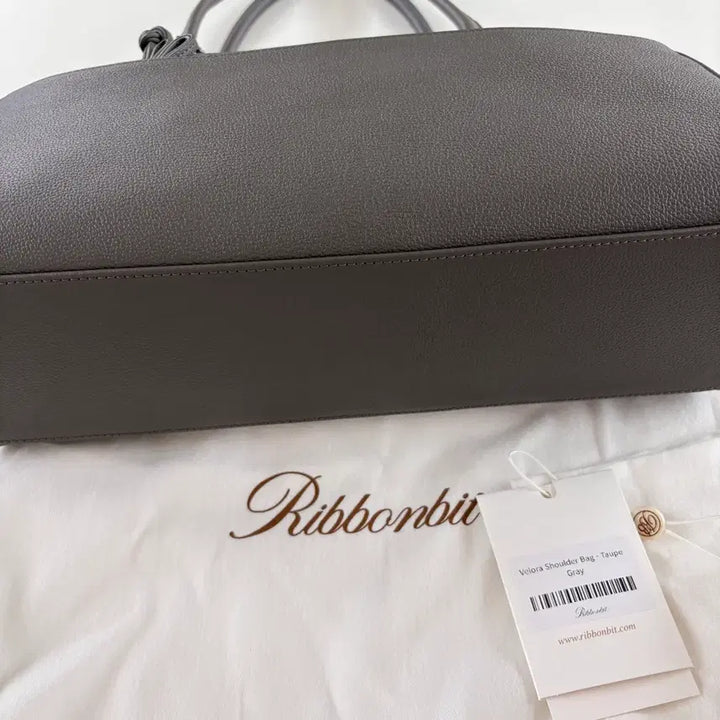 [SOLD OUT] (새상품) 리본빛 Velora Shoulder Bag Taupe Gray