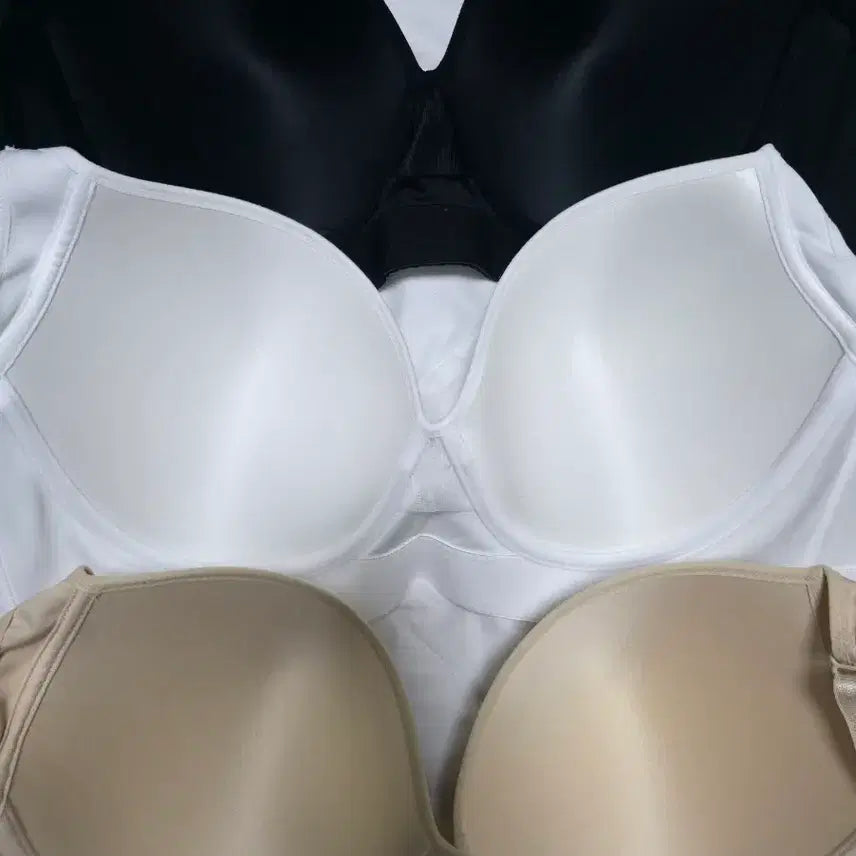 [SOLD OUT] 빅사이즈 브라 블랙/화이트/베이지 3종 세트