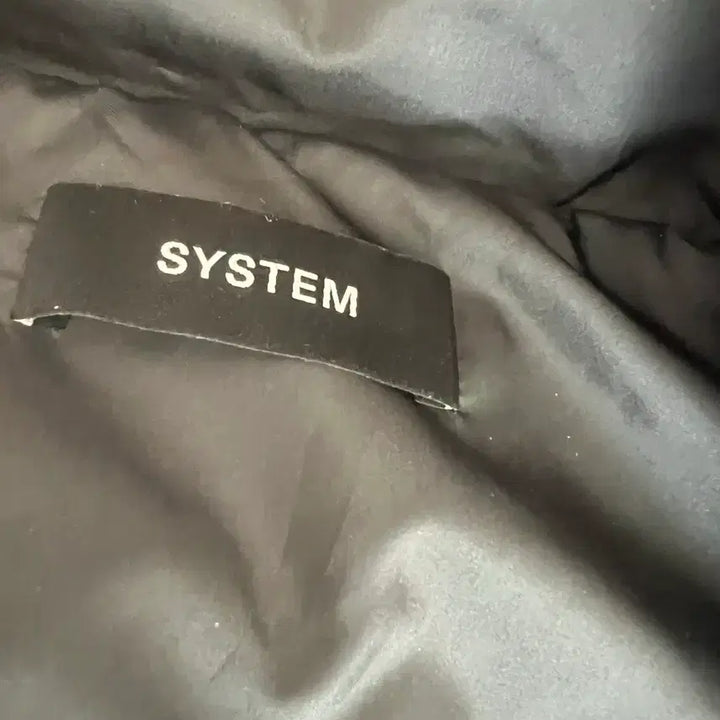 [BUNJANG] SYSTEM High Neck Goose Down Vest Black / 시스템 SYSTEM하이넥 구스다운 베스트 블랙 82(55)