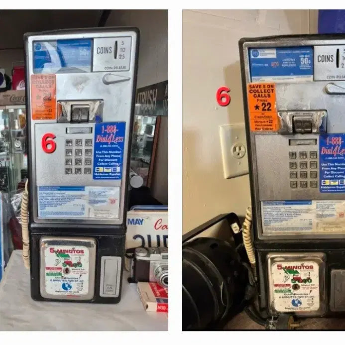 [BUNJANG] Vintage PTS Public Telephone / 빈티지/레트로 미국에서 실사용한 코인사용  주물 공중전화기 선택구매