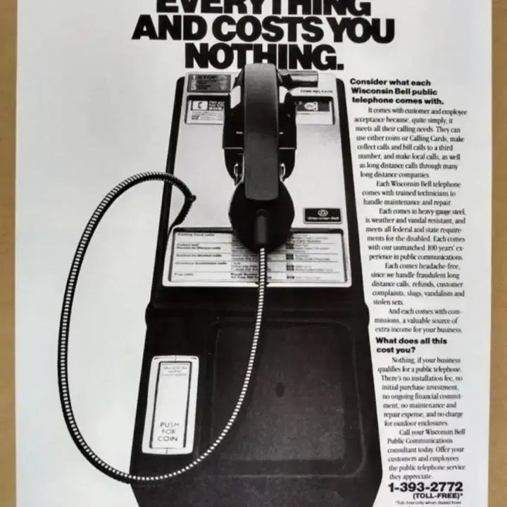 [BUNJANG] Vintage PTS Public Telephone / 빈티지/레트로 미국에서 실사용한 코인사용  주물 공중전화기 선택구매